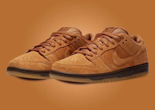 Nike SB Dunk Low Pro Wheat Mocha Flax Baroque Brown BQ6817-204 Men's Sizes 10