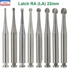Dental Carbide Round Bur Latch RA 1 2 3 4 5 6 7 8 For Slow Speed LA
