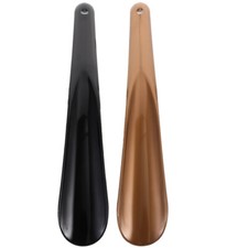 2 Pcs Shoe Horn Plastic Long Lazy Helpers Shoehorn Comfortable Shoehorns Home