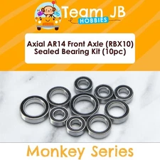 Axial AR14 Front Axle (RBX10) - 10 Pcs Rubber Sealed Bearings Kit