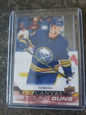 2022-23 Upper Deck Extended Series Canvas Young Guns Brandon Biro YG RC C215