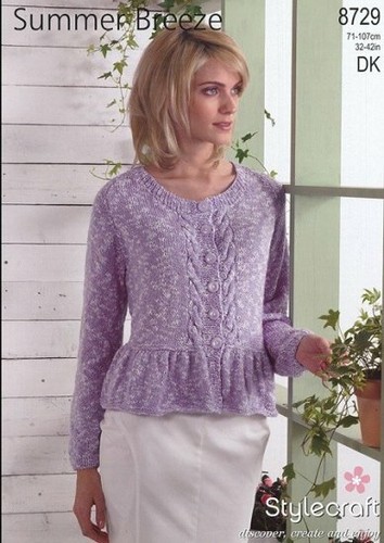 Stylecraft Knitting Pattern Peplum 
