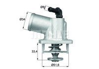 Mahle Ti 54 92D Thermostat, KÜHlmittel FÜR Chevrolet Opel Vauxhall