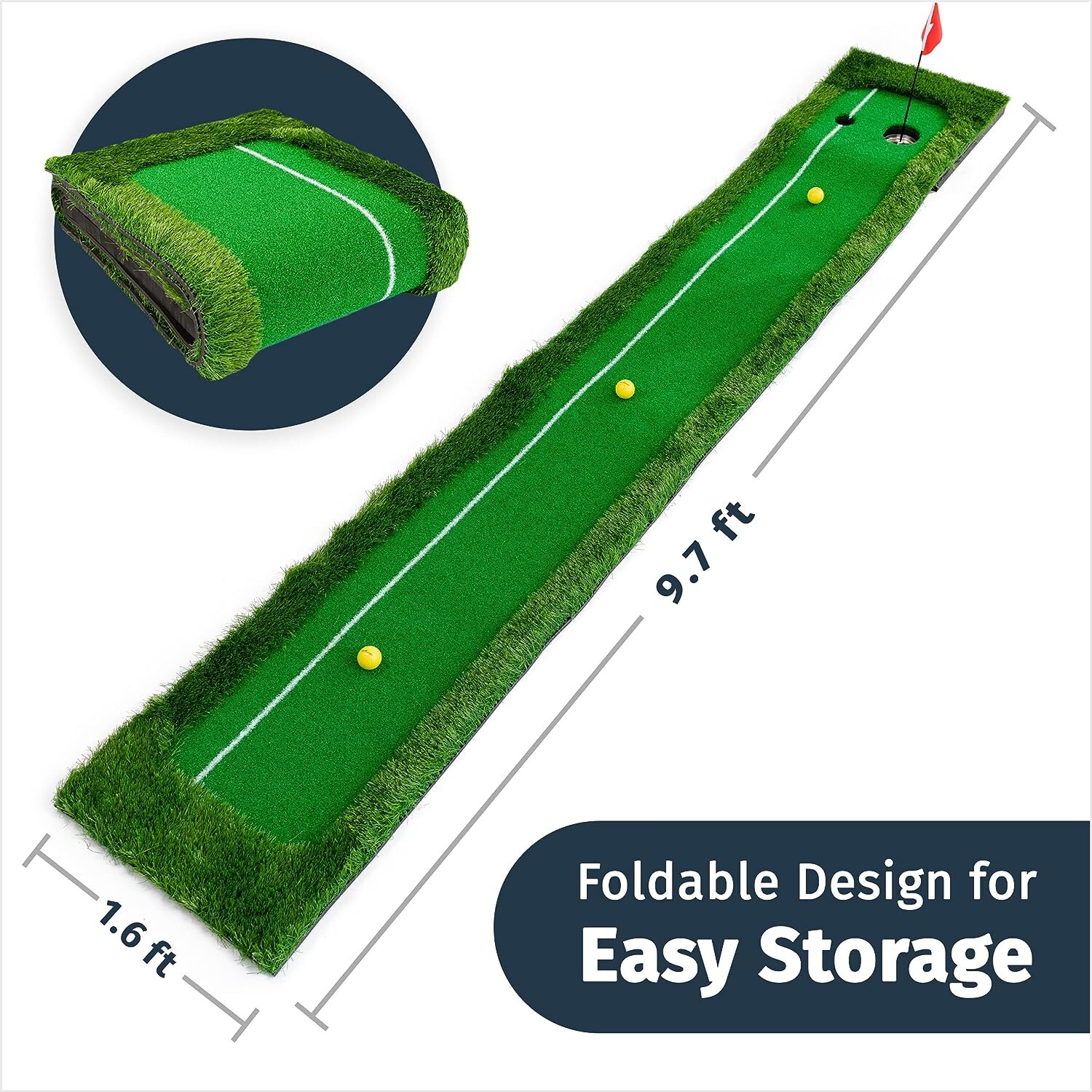 Indoor Golf Putting Green Mini Golf Set, Golf Training Aid Golf