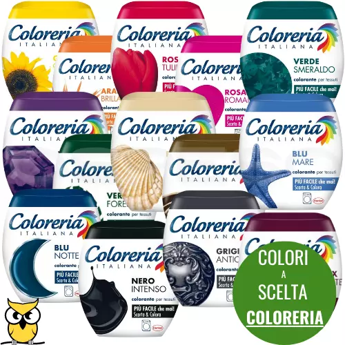 Coloreriaitaliana Colorazione per Capi Nero Intenso