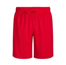 ATHLETIC WORKS Men  s L 36-38 Active Core Mesh Polyester Shorts 9  Inseam Red