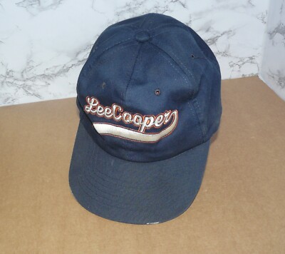 Casquette Volkswagen Vintage Bleu Et Noir – Toile Ajustable – Petit Défaut