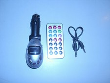 Car MP3 Player Wireless FM Transmitter USB SD Card Jack....silver