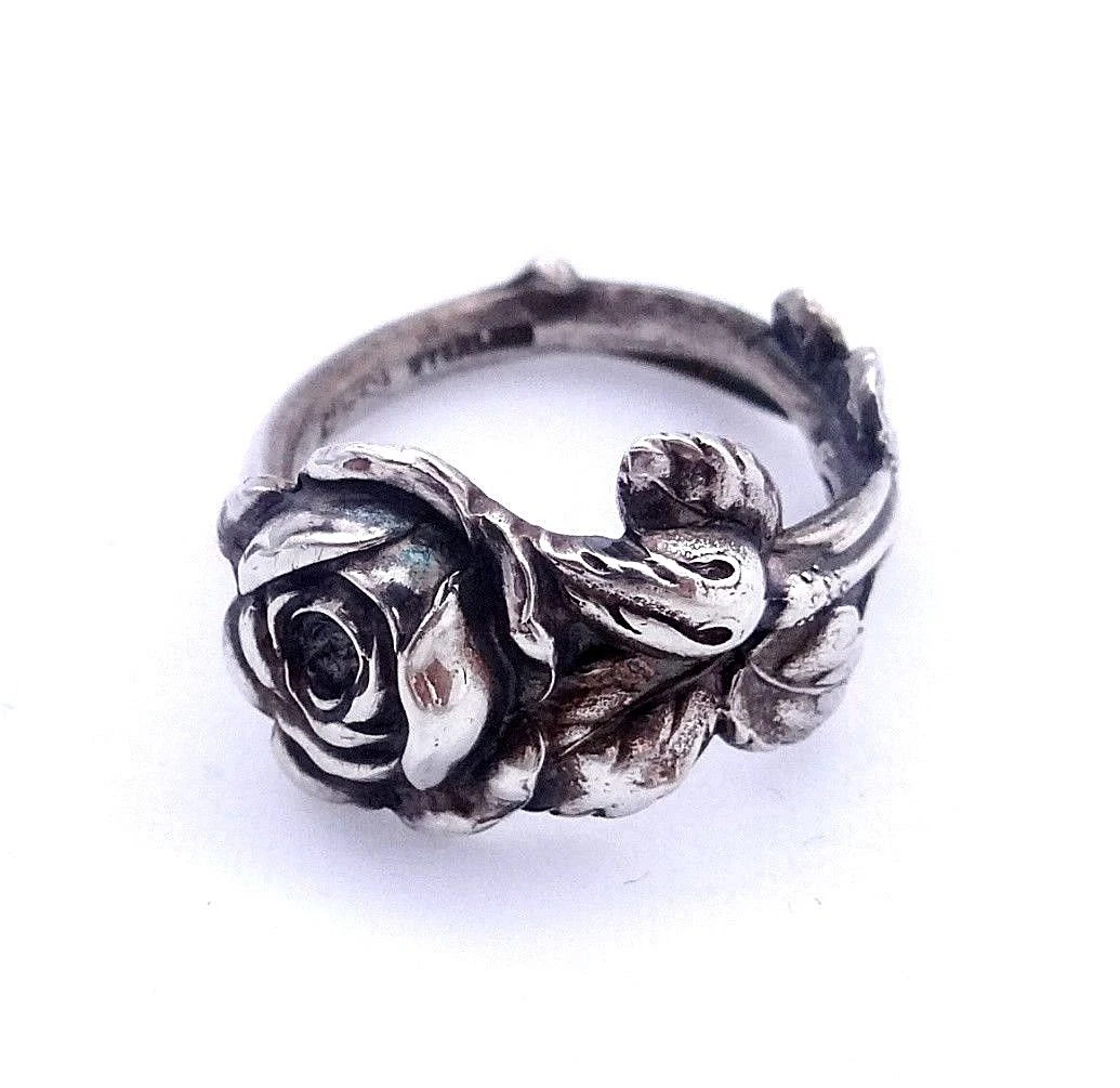 Rose spoon ring sale