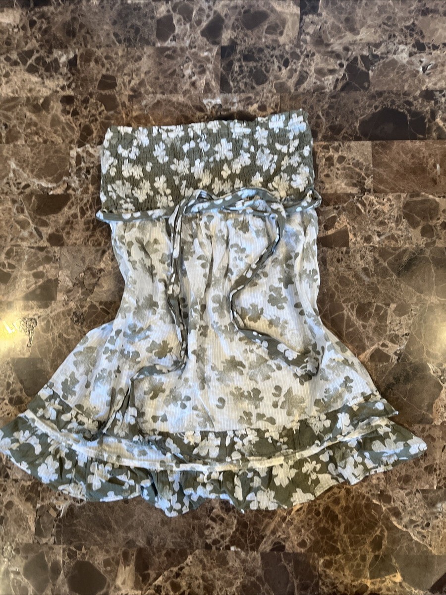 Hollister Y2K Tube Top Babydoll Kawaii HTF Costal , Logo HCO 2000