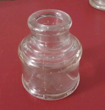 Antique Glass Ink Bottles Early 20th Century Vintage Collection