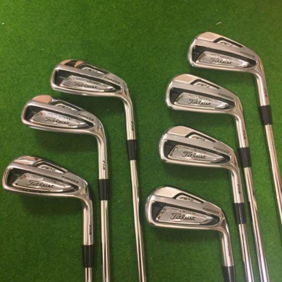 Titleist AP2 714 Iron Set 4-9+PW DG S200 Flex S RH Used 7pc