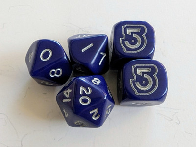 Vintage Rare Babylon 5 Roll Playing Dice RPG Gameing Dice Babylon Five Series