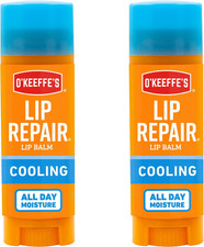 Lip Repair Lip Balm with Cooling Relief for Dry, Cracked Lips - Stick 2 Pack -
