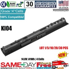 LOT KI04 K104 Battery for HP Pavilion 14-ab 15-ab 17-G 800009-421 800049-001 US