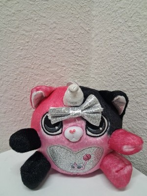 Zuru * Rainbocorns / Kittycorn~ 4'' Plush ~ Pink & Black Kitty - 'Mozie'