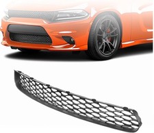 Hecasa Front Lower Grille Grill Compatible With 2015-2023 Dodge Charger Srt