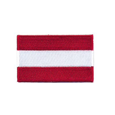 60 x 35 mm Österreich Flagge Austria Flag Wien Graz Aufnäher Aufbügler 0914 B