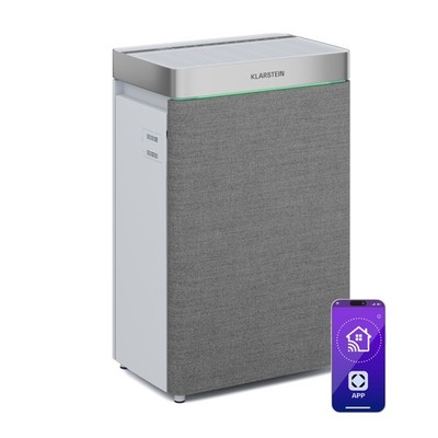 Smart Luftreiniger & Luftbefeuchter 40 m³ HEPA H13 Aktivkohlefilter App leise