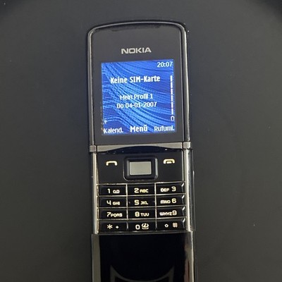  Nokia 8800  Scirocco Black Edition ohne Simlock  