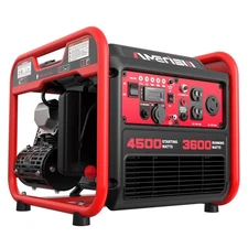 Amerisun Inverter Gas Generator, 4500W, 223cc, 120V 20A/30A Output, RVs, Outdoor