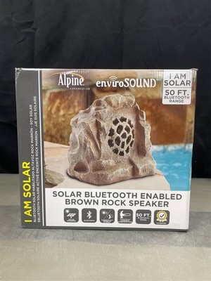 Alpine Corporation 10-Watt Smart Bluetooth Outdoor Speaker in Brown