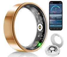 Smart Fitness Ring for Women Men - Activity  Health Tracker Ring Size 8