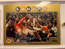 2008-2009 Topps Gold 0934/2008 Lebron James & Kobe Bryant Los Angeles Lakers HOF