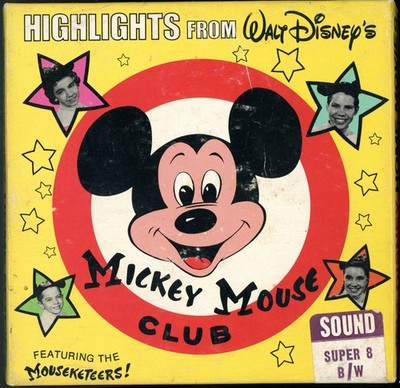 SUPER 8 SOUND-''THE MICKEY MOUSE CLUB''-200' HOME MOVIE IN BOX-ANNETTE
