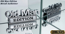 3D Old Man Edition Emblem Aufkleber Metall Logo Sticker Auto Geschenk Chrome KFZ
