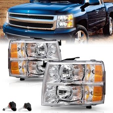 for 07-13 Chevy Silverado 1500/07-14 2500 3500HD Headlight Assembly