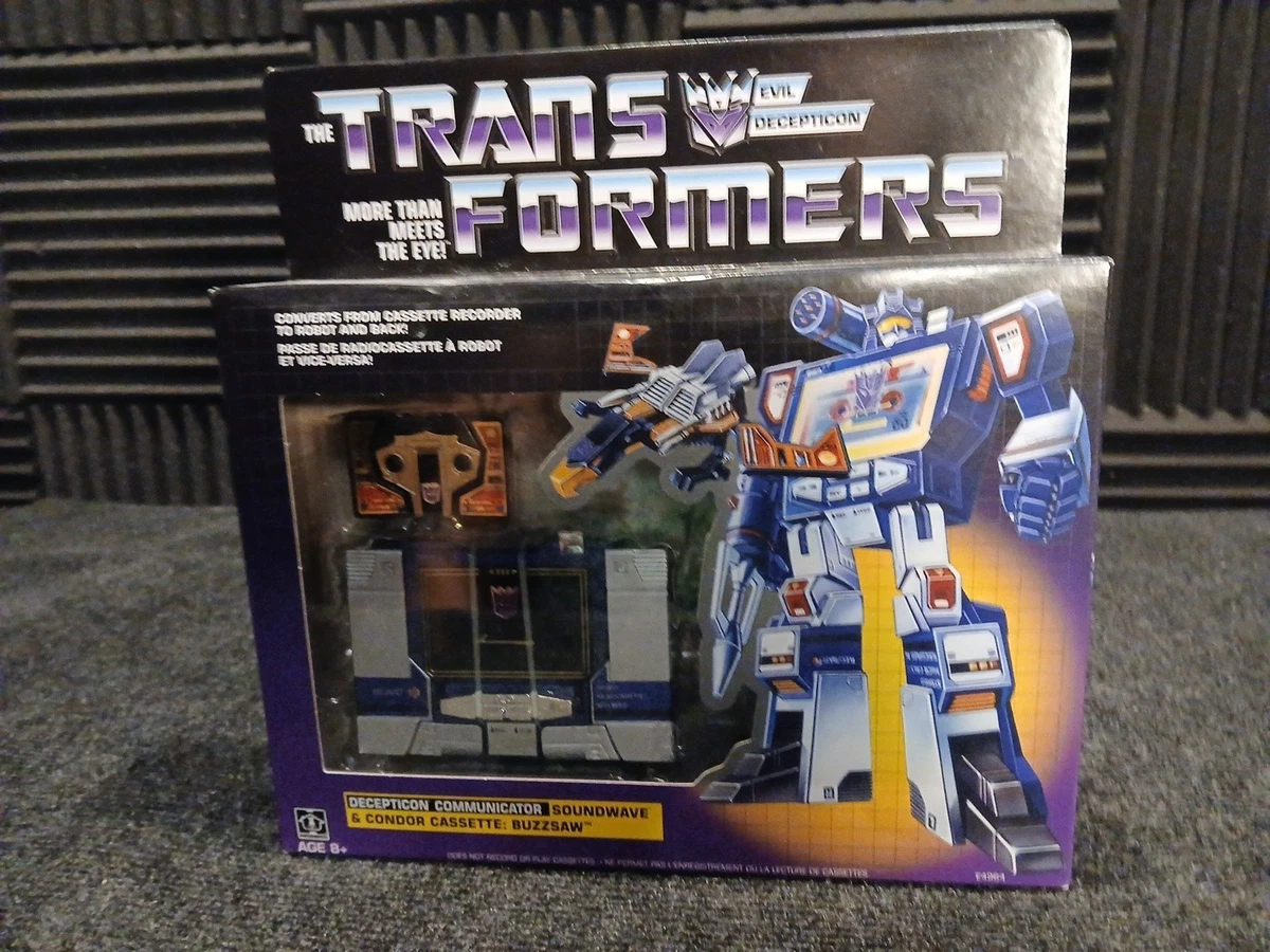 Soundwave Transformers & Robots 1984 Year Manufactured Action