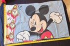Vintage Mickey Mouse Standard Pillow Case Wake Up Alarm Clock Disney VTG — photo 4