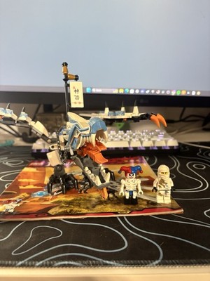 lego ninjago set 2260 ice dragon attack 99% complete