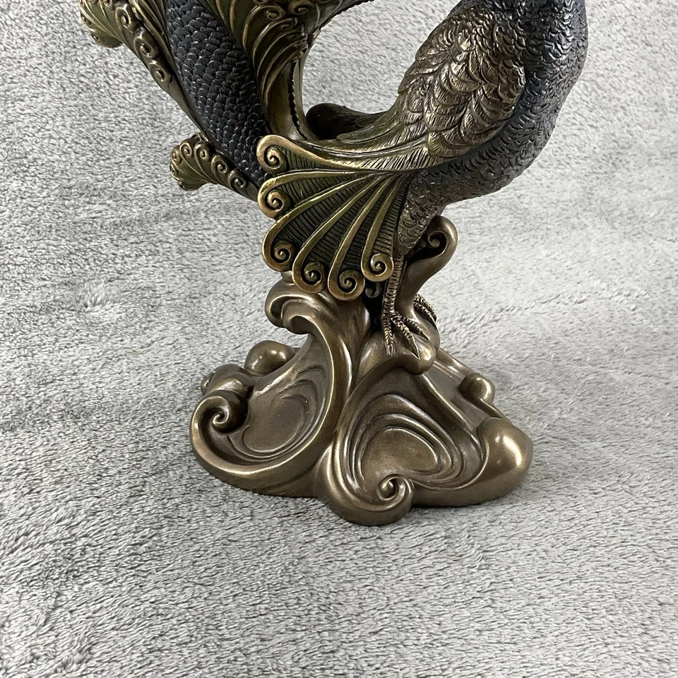 Jarrón de bronce fundido en frío Veronese Design Art Nouveau 2009 Art Nouveau Foto 4 de 4