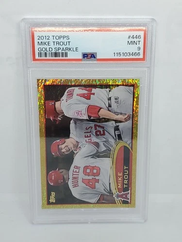 2012 Topps Mike Trout Gold Sparkle #446 PSA 9 Mint