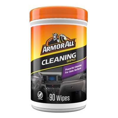 Armor All Car Cleaning Wipes, Wipes for Interior and 90 Count (Pack of 1) 