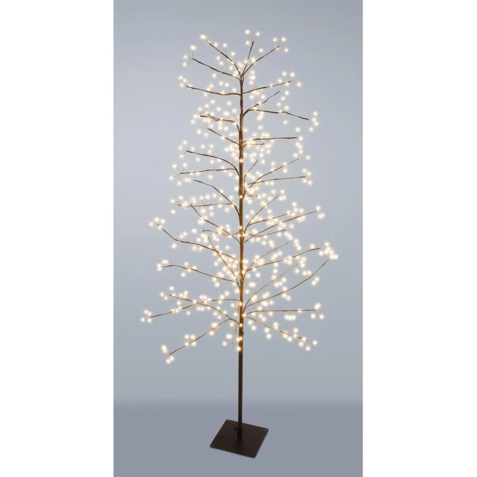 RBS24 LED Lichterbaum H: 150cm 360 LED Indoor/Outdoor IP44 warmweiß mit Timer - Bild 1 von 4