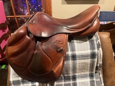 stubben jump saddle 17.5, size 27, Zaria opti...