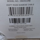 Lorex 250ft RG-59 Siamese Cable CB250URB BNC & DC Power for CCTV Security — photo 2