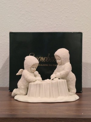 Department 56 Snowbabies ~Stars In A Row Tic Tac Toe~ Figurine In Box