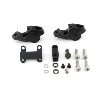 Motorrad Lenkerhalterung Klemme Adapter Für YAMAHA MTO7 2021-2022 Schwarz