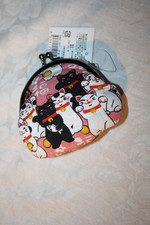 Glücksbringer KATZE  Manekineko "Kozeniire Gamaguchi がま口" japanische Geldbeutel