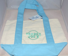 Trader Joe's - Mini Canvas Tote Bag - Blue - Spring 2026 - Limited Edition