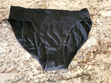 True Vintage Victoria  s Secret Cotton Signature HI Leg Brief Panty Large