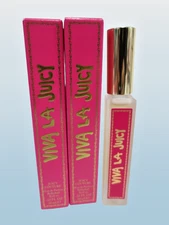 JUICY COUTURE VIVA LA JUICY EAU DE PARFUM ROLLERBALL 0.33 OZ BOXED LOT OF 2