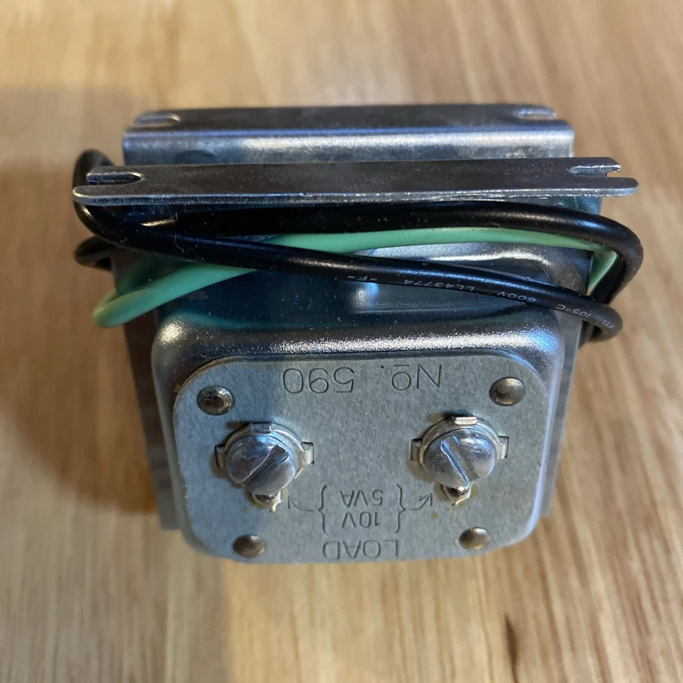 Edwards 590 Signaling Class 2 Transformer 120VAC Input, 10VAC Output NEW in Box - Image 3 of 3