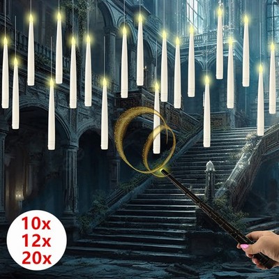Schwebende Kerzen mit Zauberstab Fernbedienung & 6H Timer Floating Candles 17cm
