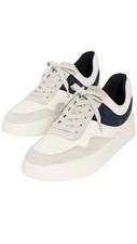 Vince Women's Warren Court Retro Sneakers, White Leather Size 11/ EUR42 New