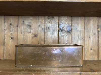 Vintage großer Kupfer Übertopf, Kupfer, Übertopf, Pflanzen